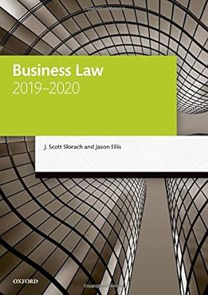 Bild des Verkufers fr Business Law 2019-2020 (Legal Practice Course Manuals) zum Verkauf von WeBuyBooks