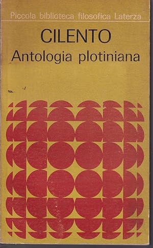 Immagine del venditore per Antologia plotiniana venduto da Libreria Tara