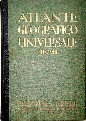 Atlante geografico universale 102 tavole con una carta di astronomia 200 carte e cartine di geogr...