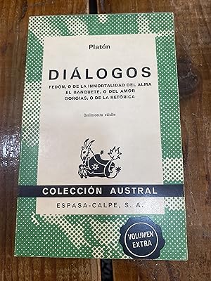 Imagen del vendedor de DILOGOS. Fedn o de la inmortalidad del alma, el banquete, o del amor gorgias o de la retrica a la venta por Trfico de Libros Lavapies