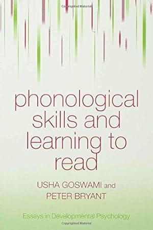 Bild des Verkufers fr Phonological Skills and Learning to Read (Essays in Developmental Psychology) zum Verkauf von WeBuyBooks