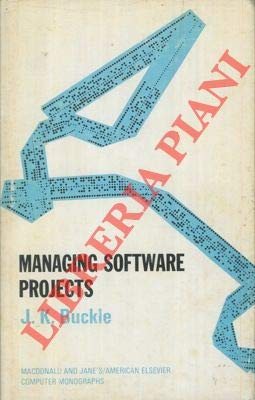 Immagine del venditore per Managing Software Projects (Computer Monograph) venduto da WeBuyBooks