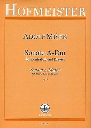 Bild des Verkufers fr Sonate A-dur op.5 fr Kontrabass und Klavier zum Verkauf von AHA-BUCH GmbH