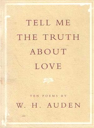 Seller image for Tell Me the Truth About Love: Ten Poems for sale by Bij tij en ontij ...
