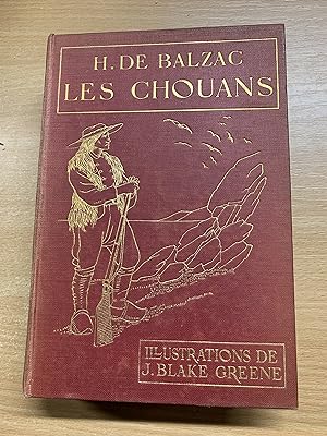 *RARE* 1908 H DE BALZAC "LES CHOUANS" FRENCH FICTION ANTIQUE BOOK