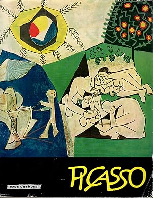 Seller image for Pablo Picasso ; 11 farbige Reproduktionen und 5 einfarbige Tafeln - Herausgegeben von Diether Schmidt - 2. Auflage 1970 - Welt der Kunst for sale by Walter Gottfried