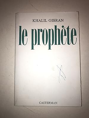Seller image for Le Prophte (27e dition, 529e mille) for sale by 2Wakefield