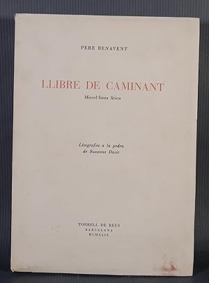 Imagen del vendedor de Llibre de caminant. Litografies a la pedra de Suzanne David. Ejemplar. 72 de 142 a la venta por Antigedades Argar