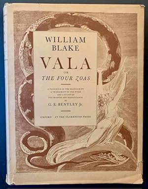 Image du vendeur pour Vala or the Four Zoas. A Facsimile of the Manuscript, a Transcript of the Poem and a Study of Its Growth and Significance mis en vente par APPLEDORE BOOKS, ABAA