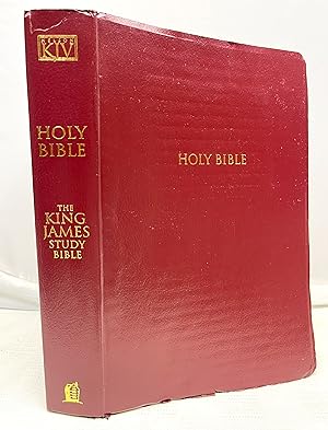 Seller image for The King James Study Bible Nelson 133BG Burgundy for sale by Prestonshire Books, IOBA