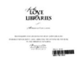 Immagine del venditore per For the love of libraries a book of postcards Special Collection venduto da Collectors' Bookstore