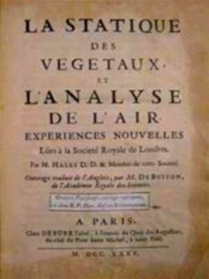 Image du vendeur pour La statique des vegetaux, et l'analyse de l'air Special Collection mis en vente par Collectors' Bookstore