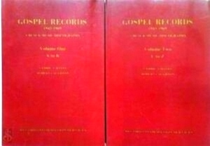 Seller image for Gospel Records 1943-1969, Vol. I-II A Black music discography Special Collection for sale by Collectors' Bookstore