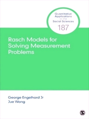 Imagen del vendedor de Rasch Models for Solving Measurement Problems Invariant Measurement in the Social Sciences Special Collection a la venta por Collectors' Bookstore