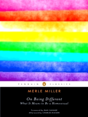 Imagen del vendedor de On Being Different What It Means to Be a Homosexual Special Collection a la venta por Collectors' Bookstore