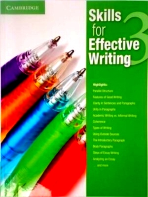 Immagine del venditore per Skills for Effective Writing Level 3 Student's Book Special Collection venduto da Collectors' Bookstore