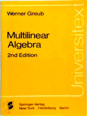 Immagine del venditore per Multilinear Algebra Special Collection venduto da Collectors' Bookstore