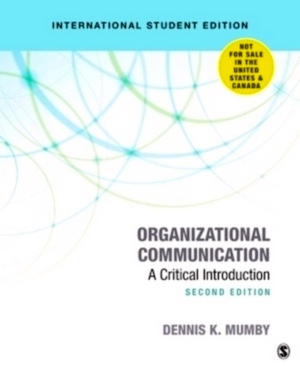 Image du vendeur pour Organizational Communication A Critical Introduction Limited Special Collection mis en vente par Collectors' Bookstore