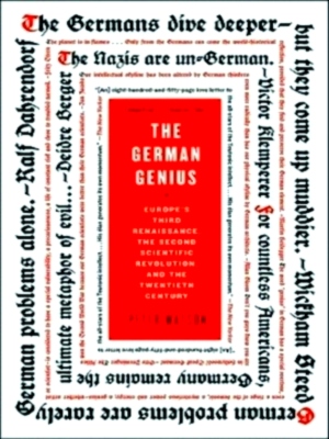 Seller image for The German Genius Europe's Third Renaissance, the Second Scientific Revolution, and the Twentieth Century Special Collection for sale by Collectors' Bookstore