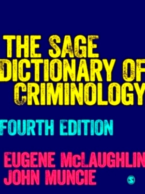 Imagen del vendedor de The Sage Dictionary of Criminology Special Collection a la venta por Collectors' Bookstore