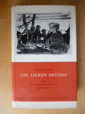 Seller image for Die sieben Brder. Roman. bersetzung aus dem Finnischen von Edzard Schaper. Manesse Bibliothek der Weltliteratur. for sale by Versandantiquariat Harald Gross