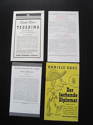 11 verschiedene Autoren des Zsolnay-Verlags. Lajos Zilahy, Joan Lowell, Erich Landgreve, Walther ...