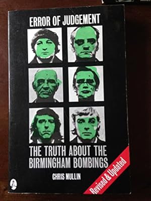 Seller image for Error of Judgement: Birmingham Bombings for sale by WeBuyBooks
