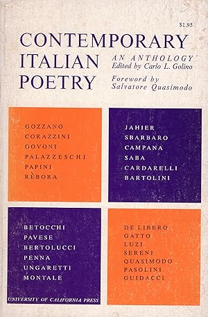 Contemporary Italian Poetry An Anthology