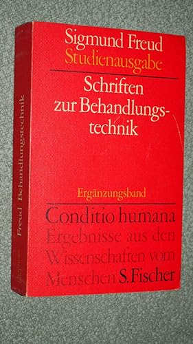 Seller image for Studienausgabe Teil: 11. Ergnzungsband : Schriften zur Behandlungstechnik. for sale by Versandantiquariat Ingo Lutter