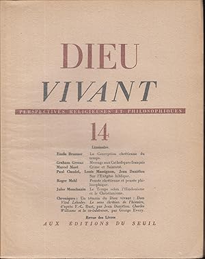 Seller image for DIEU VIVANT 14 for sale by PRISCA