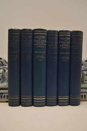 The History of England from the Accession of James the Second 6 Volume Set