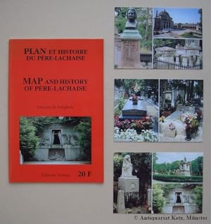Seller image for Plan et Histoire de Pre-Lachaise. Map and History of Pre-Lachaise. for sale by Antiquariat Hans-Jrgen Ketz