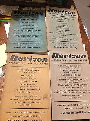 Seller image for Horizon. A Review of Literature and Art. 1943. 12 issues Jan-Dec. for sale by Bristlecone Books  RMABA