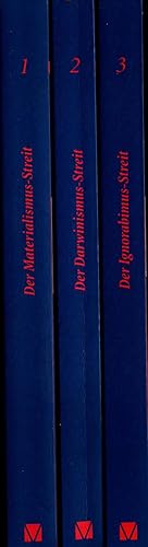 Seller image for Weltanschauung, Philosophie und Naturwissenschaft im 19. Jahrhundert 1, 2, 3 in 3 Teilen Band 1: Der Materialismus-Streit Band 2: Der Darwinismus-Streit Band 3: Der Ignorabimus-Streit for sale by avelibro OHG