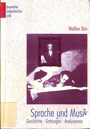 Bild des Verkufers fr Sprache und Musik: Geschichte Gattungen Analysemodelle Band 7 zum Verkauf von avelibro OHG