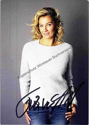 Original Autogramm Franziska von Almsick /// Autogramm Autograph signiert signed signee