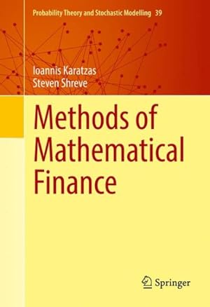 Imagen del vendedor de Methods of Mathematical Finance a la venta por GreatBookPrices