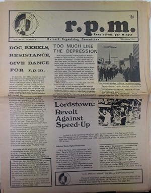 R.P.M. Revolutions Per Minute. February, 1972. Vol. II., No. 6