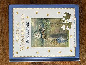 Alice in Wonderland Puzzelboek Met zeven puzzels van 48 stukjes Jigsaw