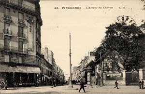 Ansichtskarte / Postkarte Vincennes Val-de-Marne, L'Avenue du Chateau