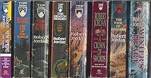 Immagine del venditore per Wheel of Time Paperbacks: NEW SPRING, EYE OF THE WORLD, GREAT HUNT, DRAGON REBORN, LORD OF CHAOS, CROWN OF SWORDS, PATH OF DAGGERS, WINTER'S HEART. venduto da Brentwood Books