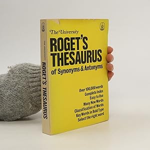 Image du vendeur pour Roget's Thesaurus of Synonyms and Antonyms mis en vente par Bookbot