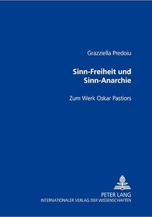 Seller image for Sinn-Freiheit und Sinn-Anarchie for sale by BuchWeltWeit Ludwig Meier e.K.