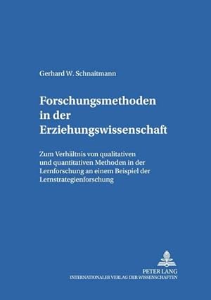 Bild des Verkufers fr Forschungsmethoden in der Erziehungswissenschaft zum Verkauf von BuchWeltWeit Ludwig Meier e.K.