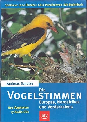 Die Vogelstimmen Europas, Nordafrikas und Vorderasiens. 819 Vogelarten. 17 Audio-CDs. Spieldauer ...