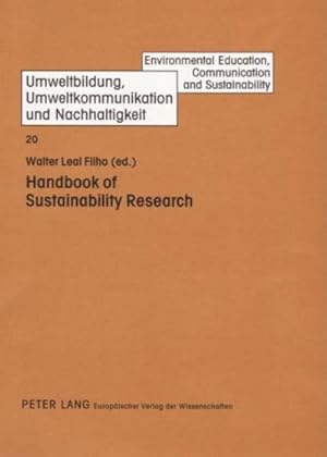 Bild des Verkufers fr Handbook of Sustainability Research zum Verkauf von AHA-BUCH GmbH