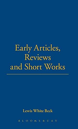 Seller image for Early Articles, Reviews and Short Works for sale by Collectors' Bookstore