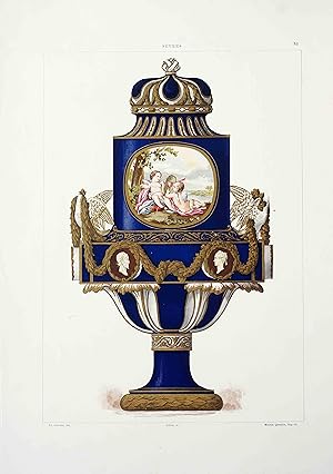 La Porcelaine Tendre de Sèvres. Avec une notice historique. Paris. Maison Quantin, (1889) - 1891.