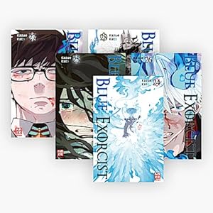 Image du vendeur pour Blue Exorcist Band 24-28 plus 1 exklusives Postkartenset mis en vente par Rheinberg-Buch Andreas Meier eK