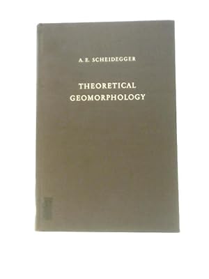 Imagen del vendedor de Theoretical Geomorphology a la venta por World of Rare Books